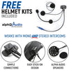 Rugged Radios STX STEREO Complete Master Communication Kit w/ Intercom & 2-Way Radio