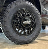 Dually Wheel Kit 94-18 RAM 92-10 GM Aftermath Black/Milled 20X8.25 8X165 12.50