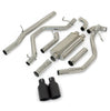 PPE Polished Dual Exit Cat-Back Exhaust w/Black Tips For 09-13 GM 1500 4.8L/5.3L
