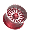 Fittipaldi (4) 26X12 8X170 Gloss Red Machined Wheels For 99-26 Ford F-250 F-350