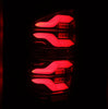 AlphaRex LUXX-Series Black/Red LED Tail Lights For 2016-2023 Toyota Tacoma