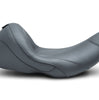 Mustang Lowdown Touring Solo Seat w/ Driver Backrest For 08-21 Harley-Davidson