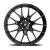 Fittipaldi (4) 360B 19X9.5 5X112 +45 HB 66.6 Gloss Black Aluminum Alloy Wheels