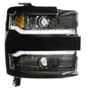 Morimoto Black Headlights & Smoked Tail Lights For 15-19 GM Silverado 2500/3500