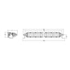 Rigid Industries SR-Series SAE 6 Inch Universal LED Light Bars w/ Amber Pro Lens