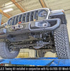 RockJock Tow Bar Mounting Kit For 18-26 Jeep Wrangler/Gladiator w/ Steel Bumper
