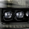 AlphaRex NOVA-Series Alpha-Black LED Projector Headlights For 2011-2016 Ford F-250 F-350 F-450 F-550