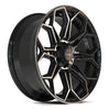 4Play Gen3 Brushed Black 22x10 Wheel Set For Ford/GMC/Chevrolet/Toyota - 6 Lug