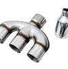 AWE Track Edition Cat-Back Exhaust w/ Chrome Tips For 2017-2020 Honda Civic Si