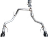 AWE 0FG Non-Resonated Cat-Back Exhaust w/ Black Tips For 2021+ Ford F-150 Tremor