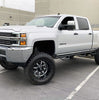 AlphaRex LUXX-Series LED Projector Headlights (Black) For 2015-2019 Chevrolet Silverado 2500HD 3500HD