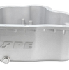PPE Raw Aluminum Oil Pan & Rear Differential Cover For 2001-2010 GM 6.6L Duramax