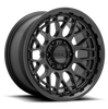(4) 20x9 KMC KM722 Technic Satin Black Wheels 6X135 +18MM For 2004-2026 Ford F-150
