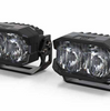Morimoto 2Banger HXB Spot White A-Pillar Lights For 2020-2025 GM Silverado 2500/3500