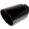 FLO~PRO 4x6x15 Black Powder Coated Exhaust Tip
