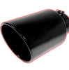 FLO~PRO 4x8x15 Black Powder Coated Exhaust Tip