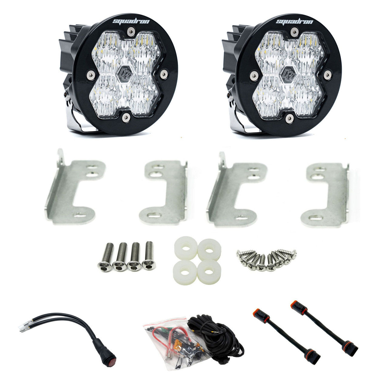 Baja Designs Squadron-R 2.0 Sport Kit For 18-25 Jeep Wrangler/Gladiator JL/JT
