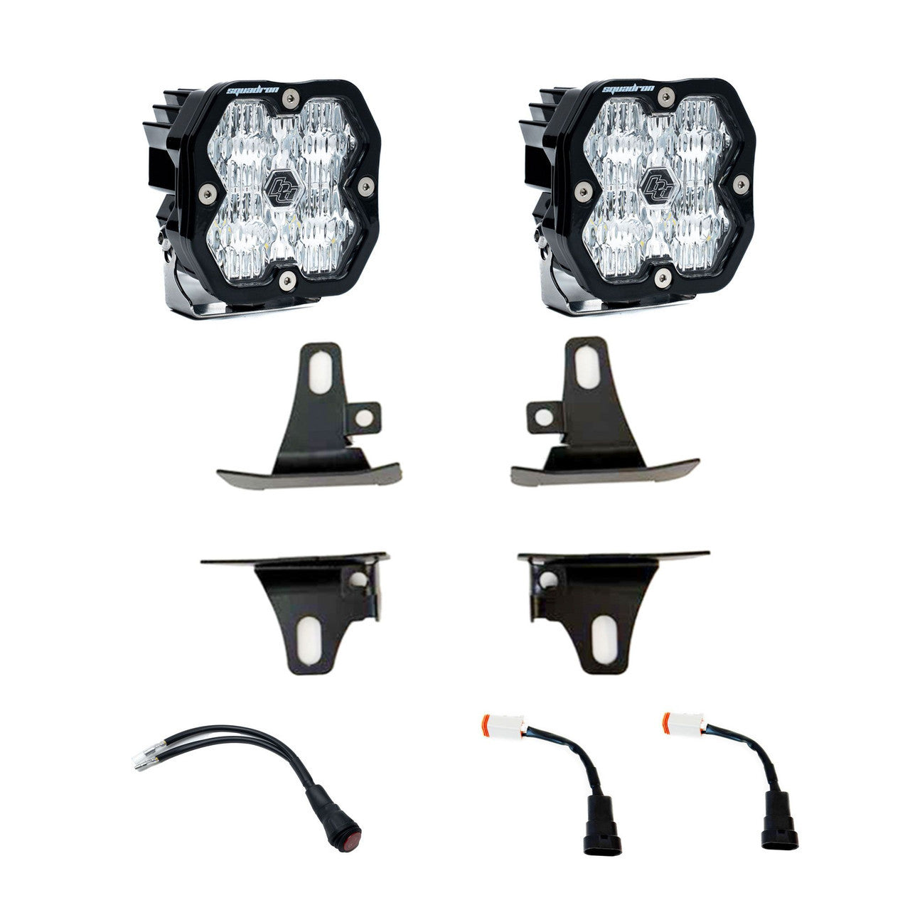Baja Designs Squadron 2.0 Sport Fog Pocket Kit For 17-22 Ford F-250/F-350