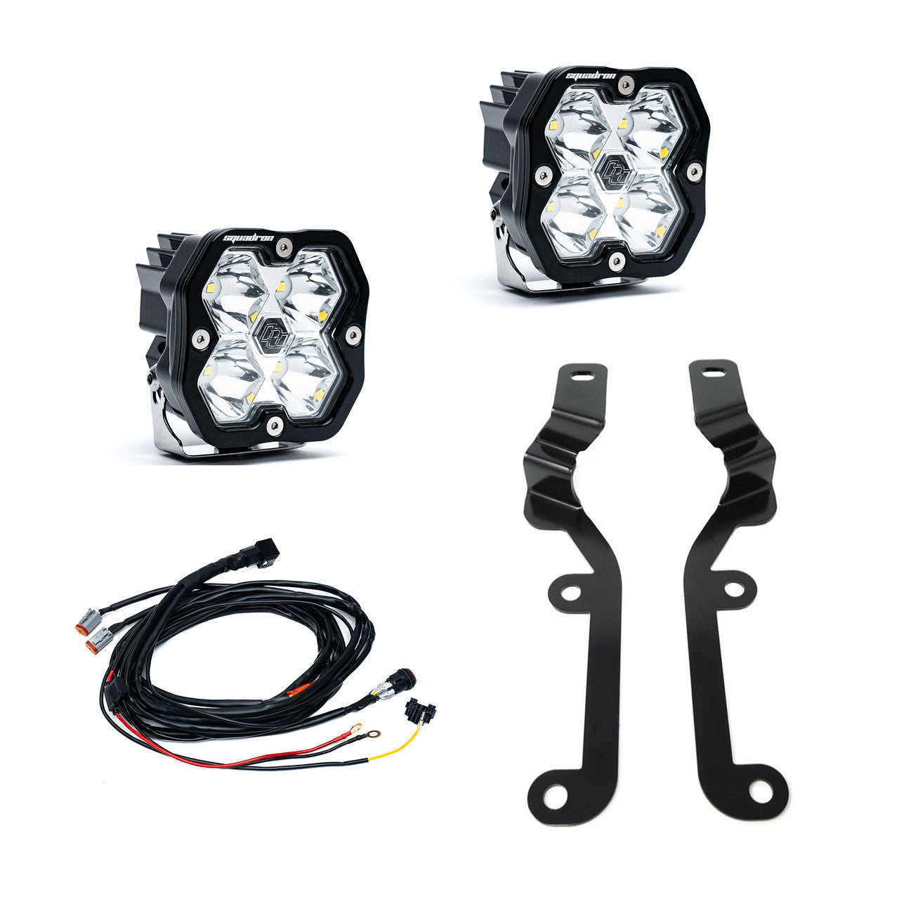 Baja Designs Squadron 2.0 Sport Spot A-Pillar Kit For 19-24 Chevy Silverado 1500