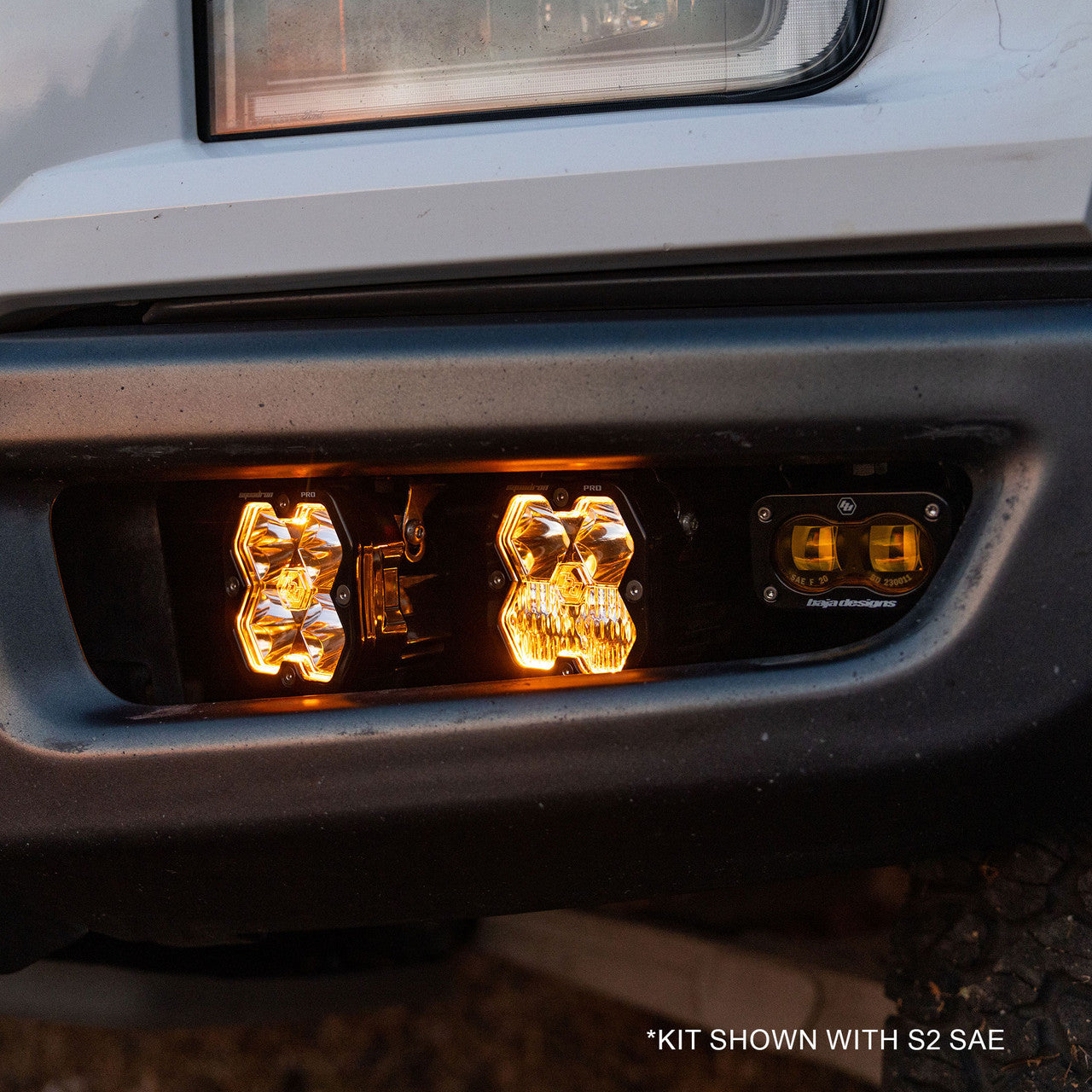 Baja Designs Squadron 2.0 Sport/S2 Fog Pocket Kit For 17-20 Ford Raptor