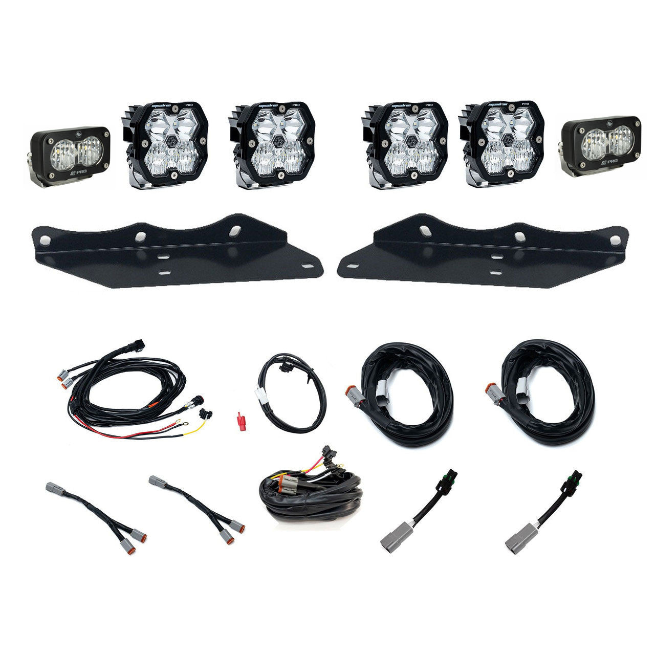 Baja Designs Squadron 2.0 Pro/S2 Pro Clear Unlimited Fog Pocket Light Kit For 2017-2020 Ford F-150 Raptor