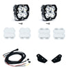 Baja Designs Squadron 2.0 Sport Clear Spot A-Pillar Light Kit w/ Toggle For 2021-2026 Ford Bronco / 2022-2024 Ford Bronco Raptor
