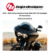 Baja Designs DOT LP6 Dual Headlight Kit White DRL For 2015-2023 Harley-Davidson Road Glide