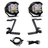Baja Designs XL Pro A-Pillar Kit 2023-2025 Ford F-250/350 Super Duty Driving/Combo Clear Upfitter Wiring