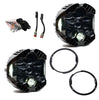 Baja Designs DOT LP6 LED Headlights Kit White DRL For 2007-2018 Jeep Wrangler JK with Factory Halogen Headlights