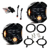 Baja Designs DOT LP6 Headlights Kit Amber DRL For 18–25 Jeep Wrangler JL/ Gladiator JT with Factory Halogen Headlights