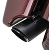 Vance & Hines Twin Slash Round Black Slip-On Mufflers For 17-24 Harley-Davidson