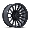 (4) 20x9 Fuel Blade Black Wheels 8X170 +20MM Offset For 1999-2027 Ford F-250/F-350 SRW