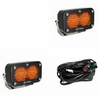 Baja Designs 2" S2 Pro Factory Amber Work/Scene Beam LED Lights Pair