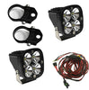 Baja Designs LED Light Pods Kit W/Vertical Mounts 2.00 Inch Harness Squadron Pro