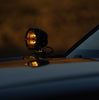 Rigid Industries 4 Inch Spot LED Light Pods w/ Amber PRO Lens (Pair) Universal