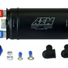 AEM 50-1005 400LPH Inline High Flow Fuel Pump - Inlet -8 AN and -6AN Outlet