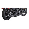 Vance & Hines Twin Slash 3" Black Slip-Ons For 14-22 Harley Davidson Sportster