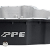 PPE Black Deep Transmission/Oil Pan/Rear & Front Diff Cover For 11-16 GM 6.6L Duramax