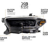 Morimoto XB Evo White DRL Headlight & Tail Light Kit For 2016-2023 Toyota Tacoma