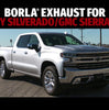 Borla Touring Cat-Back Exhaust w/ Blk Chrome Tips For 19-23 GMC/Chevy 1500 6.2L