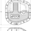 PPE Raw Aluminum 12-Bolt Rear Differential Cover For 1990-2025 Ford F-250 F-350