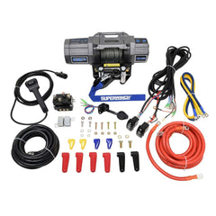 Superwinch SP Series 12V 4500lbs Winch Kit w/ 40ft Steel Wire Rope & Controller