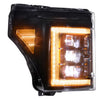 Morimoto XB LED Headlights w/ Amber DRL For 2011-2016 Ford F-250/F-350 Super Duty