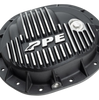 PPE Brushed Transmission Pan & Rear Differential Cover For 14-21 GMC/Chevy 1500