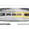Morimoto XBG Chrome LED Grille w/ White & Amber DRL For 2013-2018 Ram 2500 3500