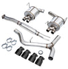 AWE Touring Cat-Back Exhaust w/ Diamond Black Tips For 11-21 Subaru WRX/STI 2.5L