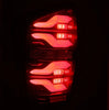 AlphaRex LUXX-Series Black/Red LED Tail Lights For 2016-2023 Toyota Tacoma