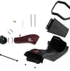 AFE Power Track Series Red Kevlar Carbon Fiber Cold Air Intake Kit w/ Black Pro 5R Filter For 2023-2024 Ford Raptor R