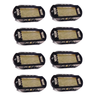 Customs Unlimited Pure White 144 LED Plug & Play 8 Pod Blazing Rock Light Kit - Universal