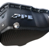 PPE Black Heavy Duty Transmission/Oil Pan/Rear Diff Cover For 01-10 GM 6.6L Duramax
